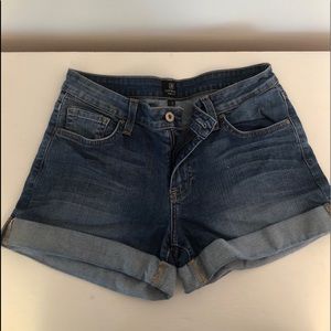 Medium Wash Jean Shorts